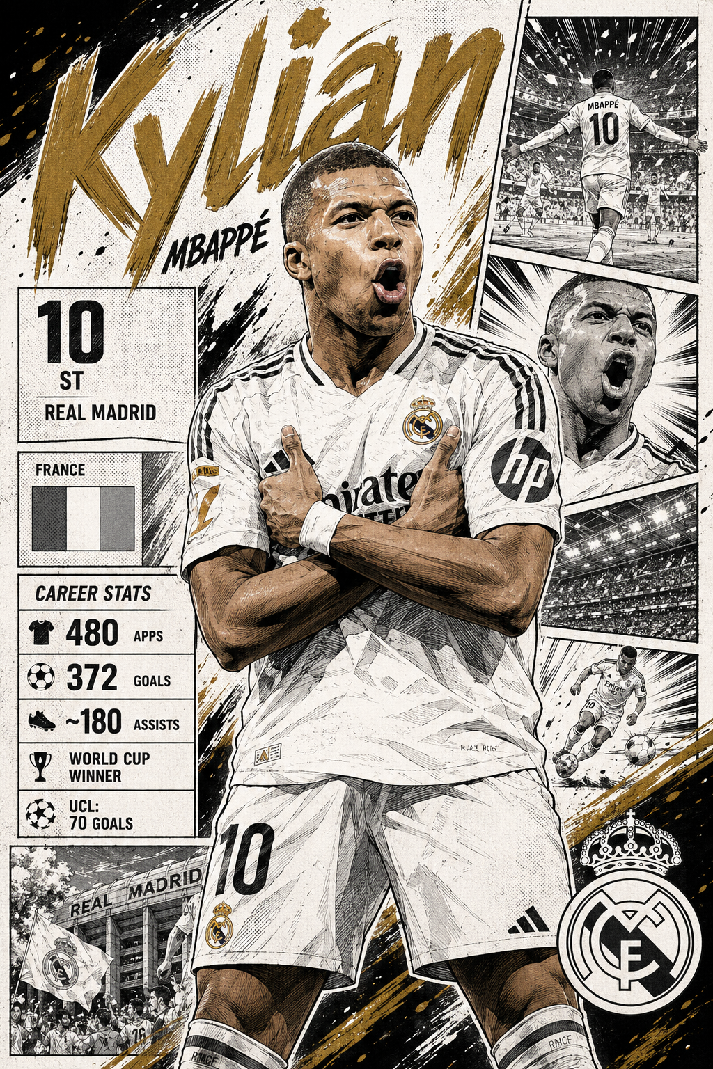 Mbappé — Cartoon edition