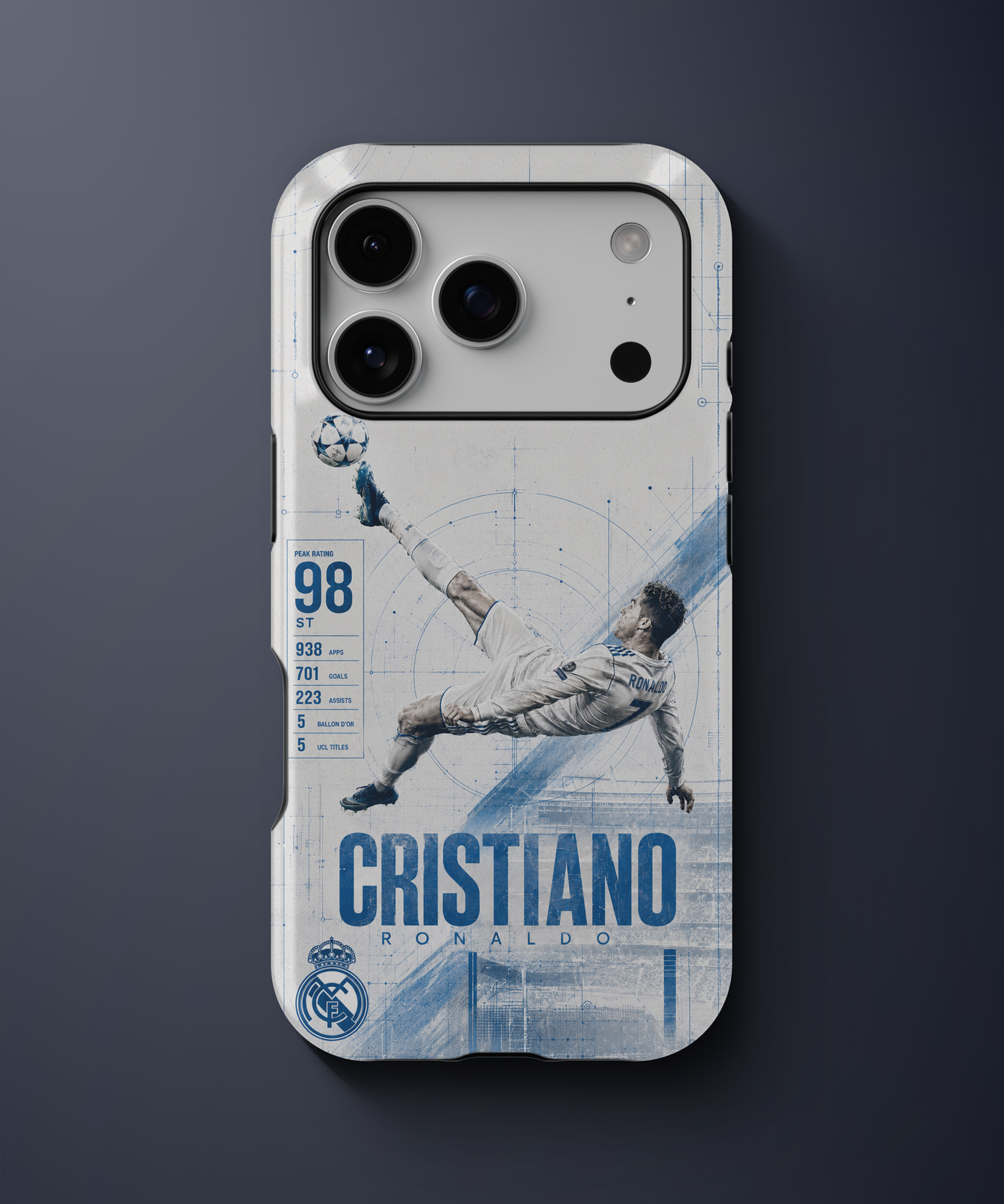 Real Madrid archive phone case — design 5